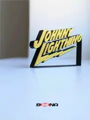 JOHNNY LIGHTNING logo display Beena Studio
