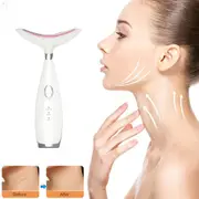 Neck Facial Lifting Device LED Photon EMS Neck Face Skin Tighten Reduce Double Chin Anti Wrinkle
