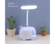 LED Table Lamp Cartoon Night Light USB Rechargeable Child Eye Protection Desk Lamp Portable Bedroom Reading Table Lamp deer blue