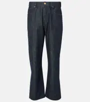 ['S Max Mara] 'S Max Mara Terra high-rise straight jeans UK 12 blue