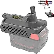 for Dyson V10 Battery Adapter Replacement, for Milwaukee 18V M18 Battery Work for Dyson V10 SV12 Series Vacuum Cleaner (Adapter only)