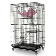 3 Level Rabbit Bird Cage Ferret Parrot Aviary Cat Rat Aviary Budgie Hamster Pet Cages Castor L