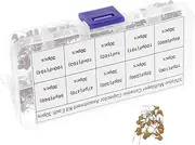 ELAYARD Capacitor Assortment Kit 600pcs Ceramic Capacitors High Voltage Electronics Kit for Diy Repair and Projects