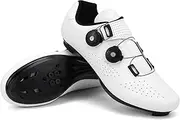 [Hixingo] Cycling Shoes Mens, MTB Bicycle Shoes Road Mountain Bicycle Shoes, Unisex Non-Slip Breathable Bike Sneaker with SPD/SPD-SL Compatible Cleat Shoe