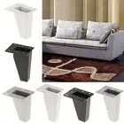 Square Tapered Metal Furniture Legs Couch Bed Elevator Riser Feet Plinth