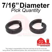 7/16" Grade 8 High Collar Split Lock Washers Alloy Steel Plain (Pick Quantity)