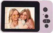 1080P 12MP Dual Lens Digital Camera, Compact Small Point and Shoot Cameras, 2.4 Inch Screen, Auto Focus, for Travel Kids Teens Selfies (Blue)