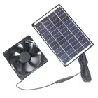 For Greenhouse 12V Air Flow Fan Greenhouse Ventilation 10W Solar Panel System