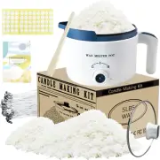 Candle Making Kit with 60Oz Wax Melting Pot, Soy Wax for Candle Making, DIY C...