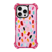 iPhone 16 Pro Bounce Case MagSafe Compatible Polka Daub Sweets