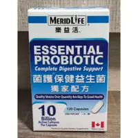 在飛比找蝦皮購物優惠-MERIDLIFE 樂益活 菌護保健益生菌120顆（食品）