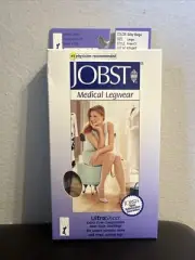 JOBST UltraSheer 30-40mmHg Knee Hi CT Silky Beige Large New In Box