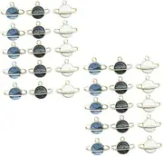 [KOCKSHION] Metal Charm Diy Pendants 60pcs Alloy Pendant Diy Charm Necklace Bracelet