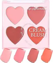 Blush for Cheeks | Contour and Highlight Blush Palette | Waterproof Cosmetics Makeup for Performance Dating Event Wedding Vacation Use