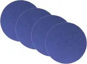 Generic 4X Microfiber Mop Replacement Pads,6.5inch Floor Scrubber Pads,Electric Rotary Mop Pads,MopPads for Electric Rotary Mop, Blue