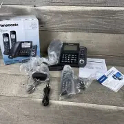 Panasonic KX-TGF382M Corded Phone W/ 3.4" LCD ⚠️only 1 Cordless Handsets⚠️