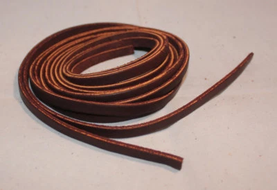 Lace Leather Strings - 1/4" x 84" - Burgundy Latigo - 1 pair (F94)