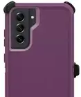 For Samsung Galaxy A15 5G Heavy Duty Case + Holster Purple Pink