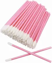 Nyamah Sales Lipstick Brush Wand, Lip Brushes Make Up Brush Lip Gloss Applicators Lipstick Wand Tool Kits Lip gloss Concealer Applicator Tester Wand (Multicolor, Pack of 50pcs)