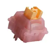 Hand Lubed/Filmed Outemu Silent Honey Peach V3 Linear Switches For Keyboards