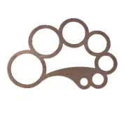 Circle ruler rounded corner template handmade DIY leather tool AU