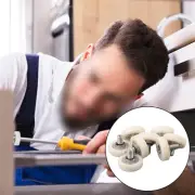 Upgrade Your Furniture 8 Pack Replacement Wheels for Plastic Drawer Pulley