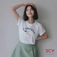 在飛比找momo購物網優惠-【2CV】No.5珍珠棉質上衣-兩色nu005(門市熱賣款)