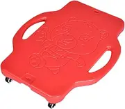 Sports Scooter Board Sitting Scooter Board for Kids Fun Physical Education with 4 Casters Floor Scooter Board for Playgrounds