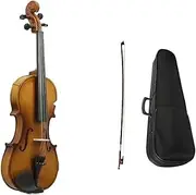 1 pc 4/4 Natural Acoustic Violin Retro Style Fiddle with Case & Bow Musical Instrument Accessories(Type B)