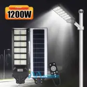 1200W LED Solar Street Light PIR Sensor for Driveways Parking Lot - 990000000LM