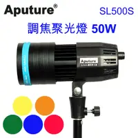 在飛比找PChome24h購物優惠-Aputure COB SL500S調焦聚光燈50W送45c