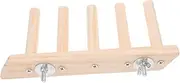DRESSOOS Wooden Cat Wall Climbing Steps Step Ergonomic Platform for Indoor Cats Shelf Durable Wooden Design Blends with Home Decor