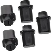 Totority Electric Guitar Volume Knobs 5 Pcs Potentiometer Knobs Toggle Tips Stylish Easy to Install Caps for Tone