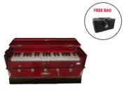 BINA 3.25 Octave Standard 5Stopper Double Reeds Single Bellow 39 Keys Harmonium