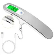 Rechargeable Luggage Scale with Hook Type-C Digital High Precision 110lb Capacit