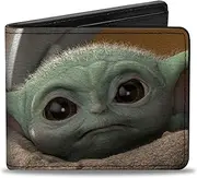 [Buckle-Down] The Mandalorian The Child Close-Up Bi-Fold Wallet