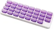 Pill Organiser Box Container Case - 31 Daily Medicine Organiser Dispenser Storage Portable for Travel Medical Pills Supplement Stro Monthly Extra Large