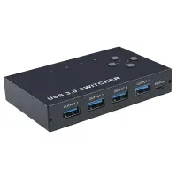 在飛比找樂天市場購物網優惠-【易控王】USB3.0四進四出切換器 分享器 鍵盤滑鼠 印表