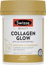 Collagen Glow With Collagen Peptides 120 Tabs Swisse Beauty