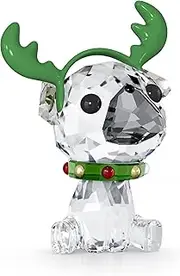 [Swarovski] Christmas Pug Ornament, Coloured Crystals Figurine, from The Holiday Cheers Collection