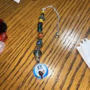 Rear View Mirror Ornaments Hanging Sun Catcher E.T. Movie Vintage