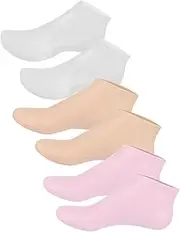 NULYLU Moisturizing Foot Socks Foot Care for Dry Aloe Socks Hydrating Gel Overnight Relief