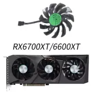 Graphics Card Cooling Fan 75MM T128010SU for RX6700XT 6600XT Enhances Gaming