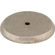 Top Knobs M1465 Rounded 1-3/4 Inch Diameter Knob Backplate - Bronze