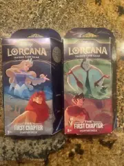 Disney Lorcana: The First Chapter Starter Deck Sealed & w/ Booster Pack -2 DECKS