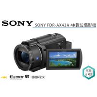 在飛比找蝦皮購物優惠-《視冠》現貨 SONY FDR-AX43A 數位攝影機 4K