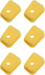 6 Pack Replacement Air Cleaner Foam Filter Sponge Cleaner Element for Lawn Mower Air Filters