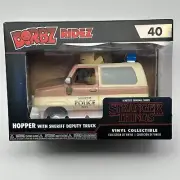 Funko Dorbz Ridez HOPPER WITH SHERIFF DEPUTY TRUCK 40 STRANGER THINGS Vinyl New