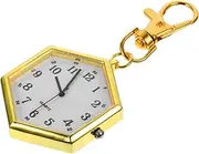 [SAFIGLE] Delicate Key Chain Pocket Watch Retro Pendant Watch with Key Buckle Design present for Nurse Day and Various Occasions Durable and Style for Handbag and Backpack