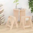 Stools 2 pcs 40x40x45 cm Solid Wood Pine vidaXL